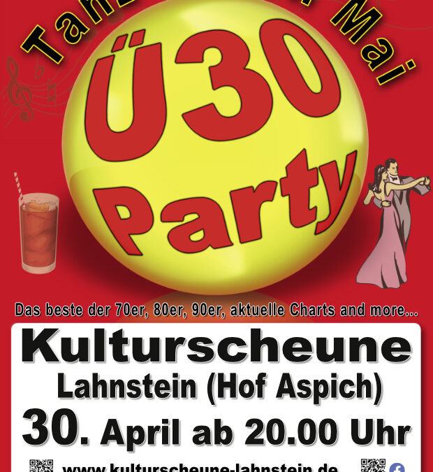 Ü-30 Party “Tanz in den Mai”