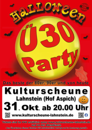Ü-30 Halloween Party auf dem Aspich