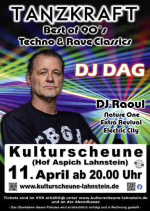 Tanzkraft – Die 90er Techno & Rave CLASSICS PARTY - EARLY BIRD
