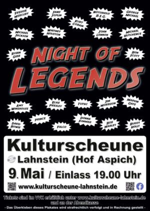 Night of Legends 2026