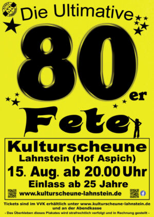 80er Fete "Das Original"