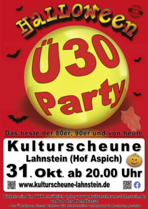 Ü-30 Halloween Party auf dem Aspich