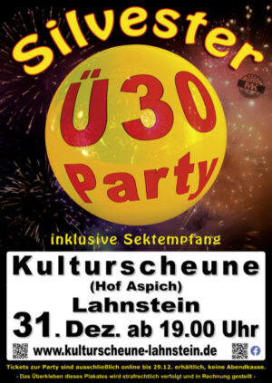 Ü-30 Silvester Party 2026